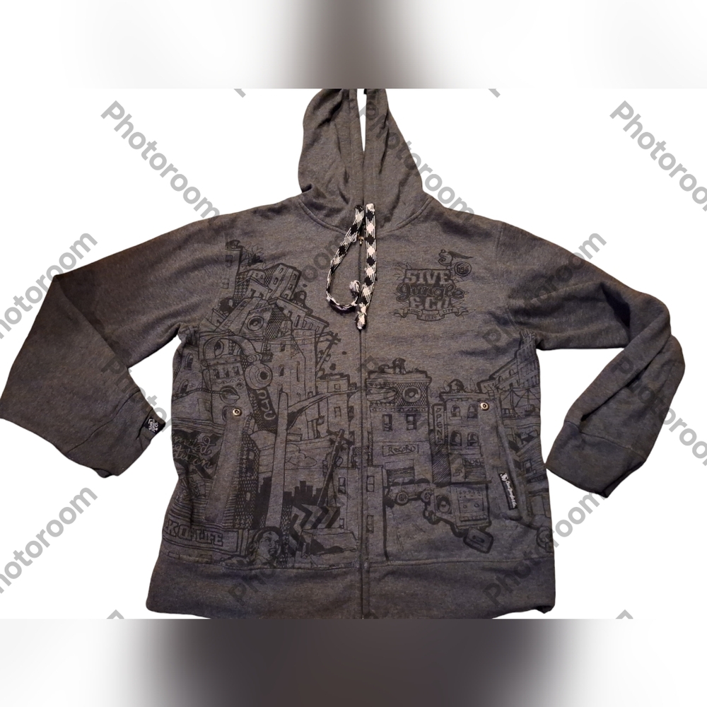 5ive Jungle Music City NYC hoodie size large